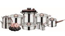 STAINLESS STEEL POT PLATINYUM