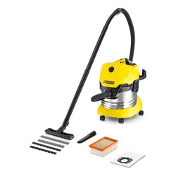 Karcher 1.348-153.0 WD4 Premium Wet and Dry Vacuum Cleaner, 20L, 1000W