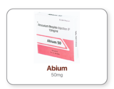 Abium 50 mg - Critical Care Injection