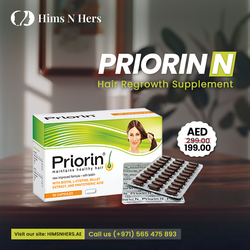 Priorin N Hair Growth Supplement with Biotin & Millet Extract - 60 Capsules from HIMS N HERS