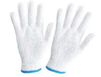 Bleached Cotten safety Gloves(LJP)