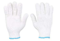 Cotton Knitted Safety gloves(RTP)