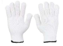 Cotton Knitted Safety Gloves(PCR)