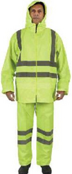 PVC/Polyester Rainsuit with Reflective from SKANDA INTERNATIONAL FZ LLE