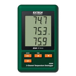 Extech SD200: 3-Channel Temperature Datalogger