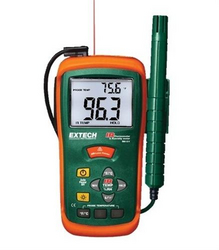 Extech RH101: Hygro-Thermometer + InfraRed Thermometer from ADEX INTL