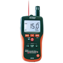 Extech MO290: Pinless Moisture Psychrometer + IR