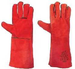  Leather Welding Gloves With Piping - 16" from SKANDA INTERNATIONAL FZ LLE