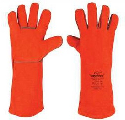 Leather Welding Gloves With Piping - 16" from SKANDA INTERNATIONAL FZ LLE