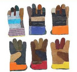  ECONOMY SINGLE PALM LEATHER GLOVES
