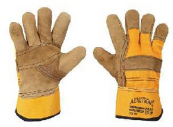  Patched Palm Leather Gloves