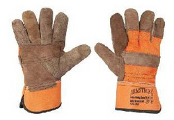  Patched Palm Leather Gloves