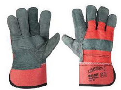  Patched Palm Leather Gloves