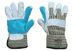 Double Palm Leather Gloves from SKANDA INTERNATIONAL FZ LLE