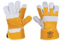 Double Palm Leather Gloves from SKANDA INTERNATIONAL FZ LLE