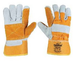 Double Palm Leather Gloves from SKANDA INTERNATIONAL FZ LLE