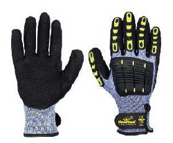 Nitrile Palm Mechanic Gloves - Cut D from SKANDA INTERNATIONAL FZ LLE