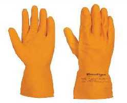 Latex Flock Lined Gloves - 33 CM from SKANDA INTERNATIONAL FZ LLE
