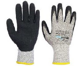 Cut D NR Latex Coated Gloves