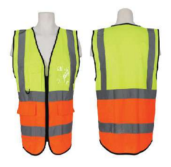 safety equipments & cloathing - Reflective Fabric Vest from SKANDA INTERNATIONAL FZ LLE