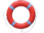 LIFEBUOY RING WITH REFLECTIVE 1.5 KG-DLS