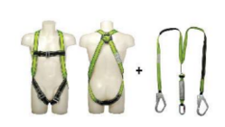 FULL BODY HARNESS WITH TWIN WEBBING LANYARD AND SHOCK ABSORBER-MFK from SKANDA INTERNATIONAL FZ LLE