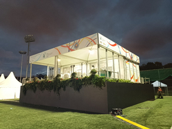 TEMPORARY SHOWROOMS - ALUMINIUM TENT STRUCTURES