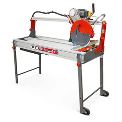 Rubi 52905 DX-350-N-1000 220V Electric Tile Cutter, for Ceramic and Porcelain Tiles, Marble, Granite, Facade and Fireproof Bricks, 100cm Cutting Length, with Plunge Effect