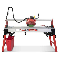 Rubi RUBI-52970 DCX-250-XPERT-1550 220V Electric Tile Cutter, for Porcelain, Stoneware and Ceramic Tiles, 155cm Cutting Length, with Plunge Effect