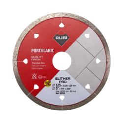 Rubi 32953 Slither Blade 115 Pro 4.5 In. Diamond Blade (115mm) - for Porcelain Tiles & Sintered Stone Cutting from ADEX INTL
