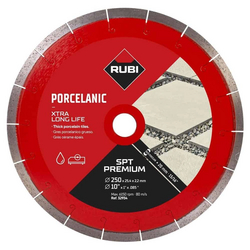 Rubi 32934 SPT-250-PREMIUM 10 In. Segmented Diamond Saw Blade (250mm) - for Ceramic, Porcelain and Natural Stone Cutting