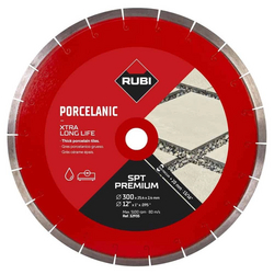 Rubi 32935 SPT-300-PREMIUM 12 In. Segmented Diamond Saw Blade (300mm) - for Ceramic, Porcelain and Natural Stone Cutting from ADEX INTL
