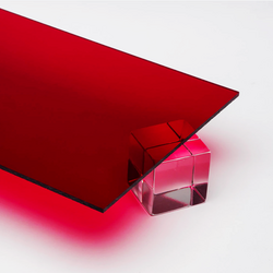 COMAY High Quality Customized Size Red Cast  Acrylic Sheet
