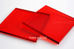 COMAY High Quality 12mm Red Acrylic Sheet with Base