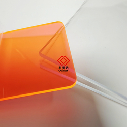 Comay Orange Cast Acrylic Sheet Customized 6mm Thailand Factory