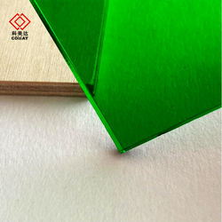  COMAY Hot sale unbreakable Green acrylic sheets for advertising