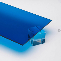 COMAY 8mm Blue Eco Friendly Acrylic Plastic Sheet Acrylic Sheet Laser Cutting