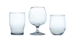 Sasaki Bloom set of 3 beer glasses
