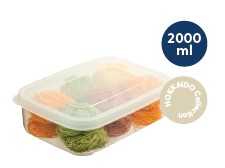 Hokkaido rectangular food storage container box 