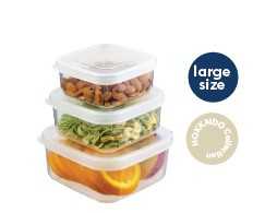  Hokkaido square food storage container set 