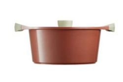 Omi Simple Marble Pot (High-profile) 28 cm/10L