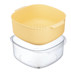 YOKO Collection - Yoko square bowl and colander set 23cm