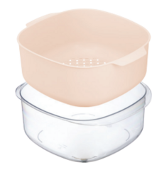 YOKO Collection - Yoko square bowl and colander set 27cm