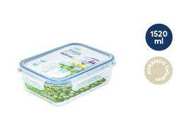 Nikko rectangular glass storage container