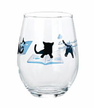 Sasaki cat glass cup