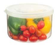 Hokkaido round food storage container 2500ml
