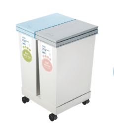 Kawa dual compartment waste sorting bin from SKANDA INTERNATIONAL FZ LLE
