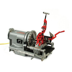 Ridgid 58757 300 - 230V Compact Pipe Threading Machine, 1/2-2 In. NPT, 38 RPM, 0.5HP Motor, Hammer-Type Chuck