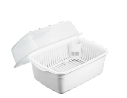 Tokyo dish drainer with cover