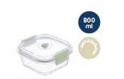 Nikko Valse square glass storage container